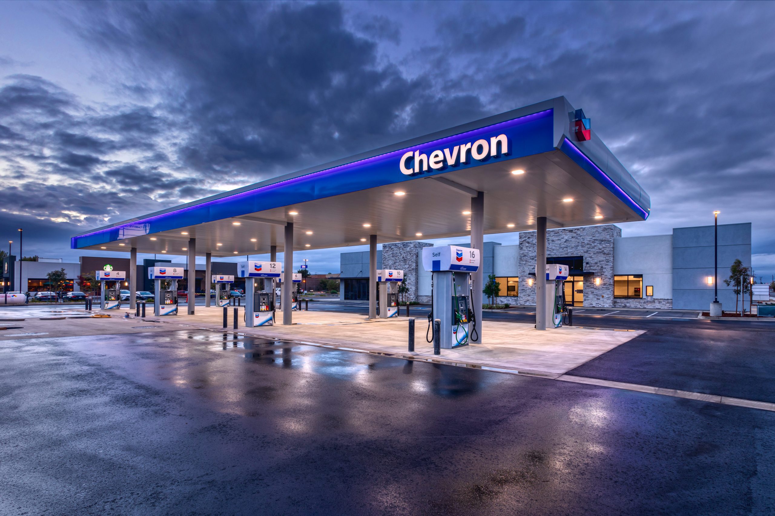 chevron gas station